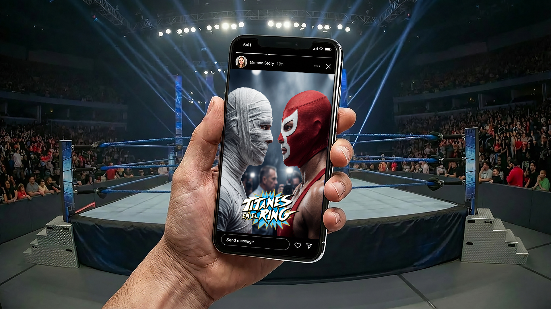 Titanes en el Ring - Redes Sociales